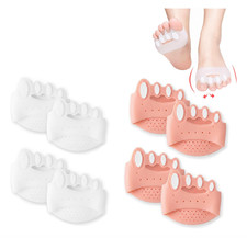 Pairs Silicone Toe Separators 3-in-1 Toe Straighteners Bunion Corrector Unisex