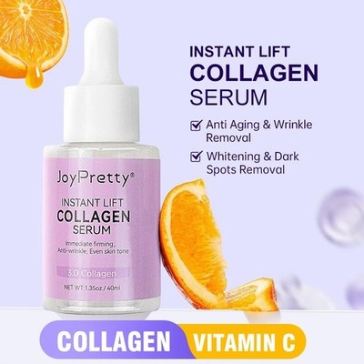 Kollagen Anti-Aging Gesichtsserum Hyaluronsäure Hautaufhellung Pflege