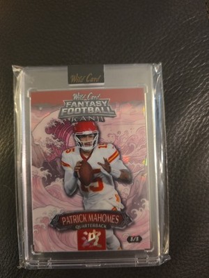 Wild Card 2026 Patrick Mahomes Chiefs Fantasy Football Kanji FMKWP12-PM 3/3 Pink