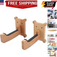 Surfboard Wall Mount Rack Beech Wood Surf Board Wall Hangers with M6 Expansion