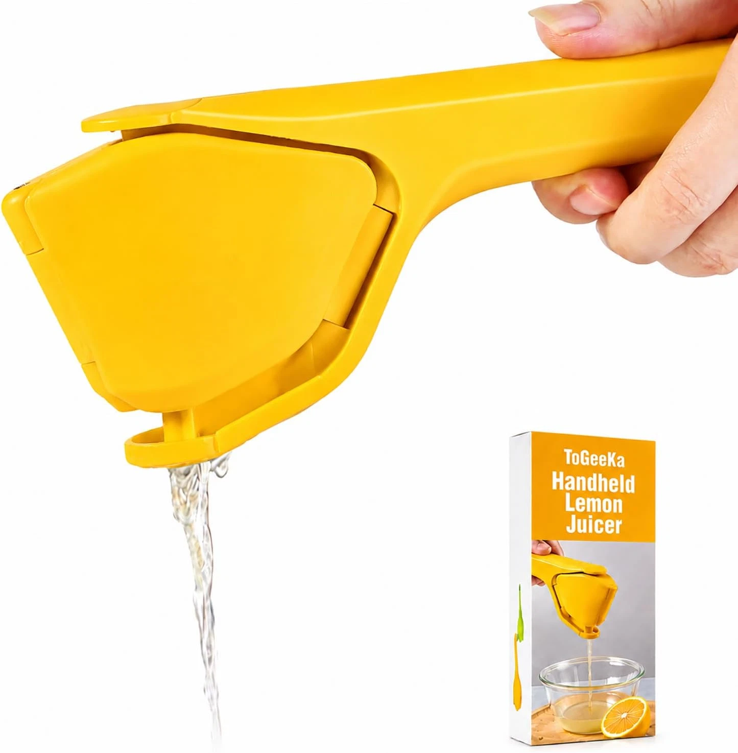 Lemon Squeezer, Effortless Manual Flat Lime Juicer Squeezer, Hand Citrus Press,