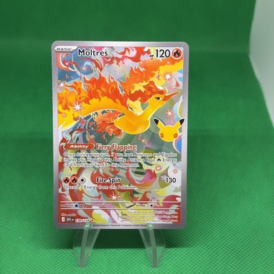 Moltres 130/128 Illustration Rare ME: 30th Celebration Holo NM