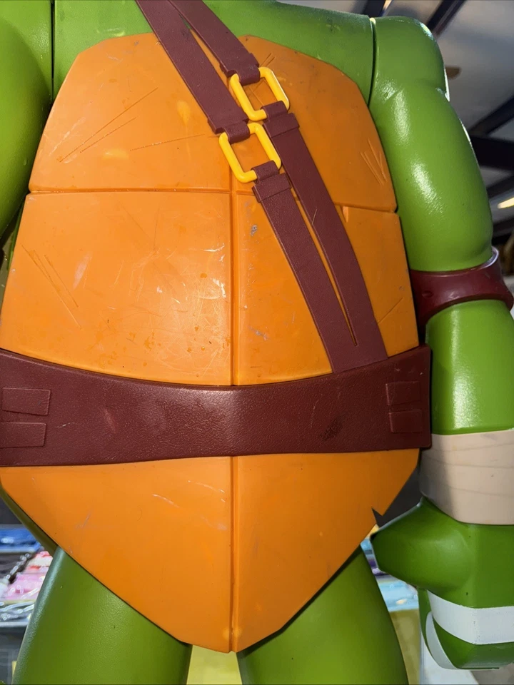 Colosal Leonardo 48" (4 pies) de alto Teenage Mutant Ninja Turtles Jakks Pacific Foto 3 de 4