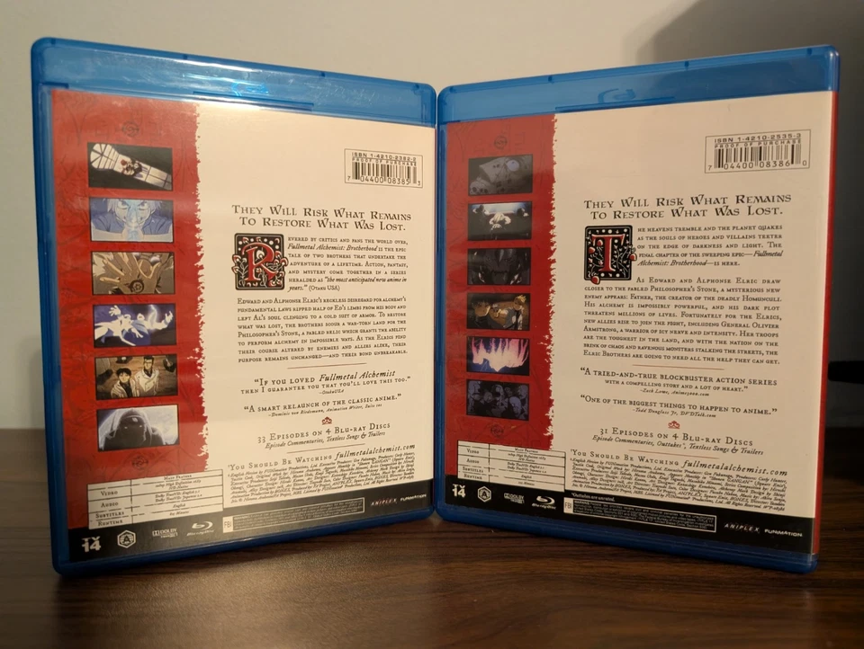 Fullmetal Alchemist Brotherhood: Blu-Ray Collection 1 & 2 (Funimation Release) - Image 2 of 4