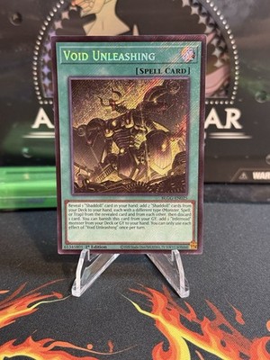 1ST EDITION VOID UNLEASHING SECRET RARE BLGG-EN025 YUGIOH CARD 