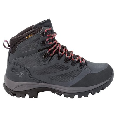 Jack Wolfskin Unisex 4051191 Hiking Shoe, Grey/red, 7 US Men