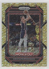 2022 Panini Prizm Monopoly Gold Money Shimmer 353/500 Kristaps Porzingis #89 9p5