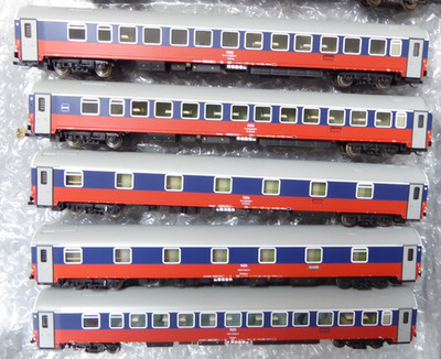 Ls Models Tt Set 5 X Weitstrecken-Schlafwagen Wlabmee the Rzd Very Rare Good