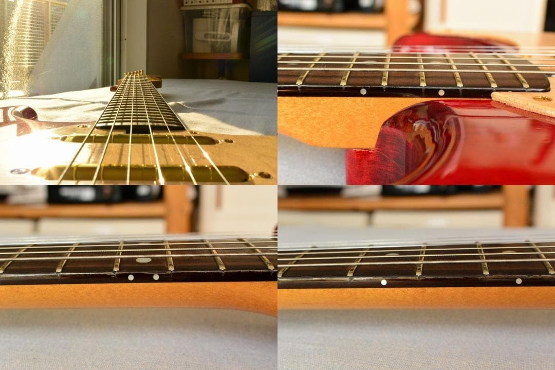 YAMAHA SC-800 特製ブラス製パーツ＆PG. リップスティックPU. YAMAHA SC-800 Mod 1970s MIJ Lipstick Pickup Custom Brass Bridge