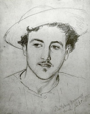 John Sargent Bartholomy Magagnosco 1875 17''x 22'' Archival Art Print