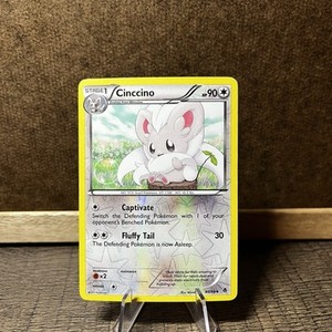 Pokemon 2011 Cinccino Emerging Powers Reverse Holo 85/98 Card