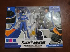 Hasbro Power Rangers Lightning Collection Blue Ranger & Psycho Silver Boxed w