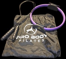 Fitness Ring – 14 Inch Pilates Ring & Jump Rope Toning Arms & Thighs 