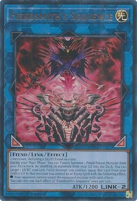 YUGIOH: 1x Fiendsmith's Sequence MP25-EN223 Ultra Rare 2025 Mega-Pack