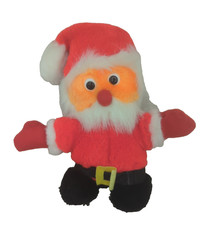 Dan Brechner Vintage Santa Plush Doll Stuffed Toy 1980's
