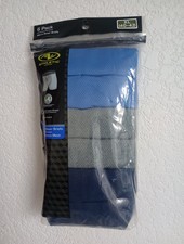 Atl. Works Men's Stretch Performance Boxer Briefs 6 Pk Size XL Black Blue Gray