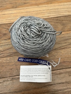 Malabrigo Rios Yarn ~ Worsted ~ 100% Superwash Merino 1 Hank #429 Cape Cod Gray