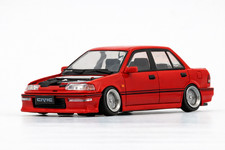 BM 1/64 Die Cast HONDA CIVIC EF2 LHD Model Car RED  64B0401