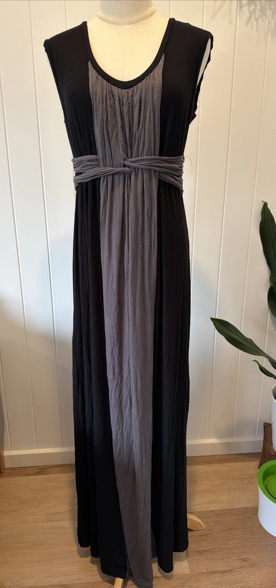 sachin and babi light blue dress Long Sleeve Empire Waist Maxi Dress