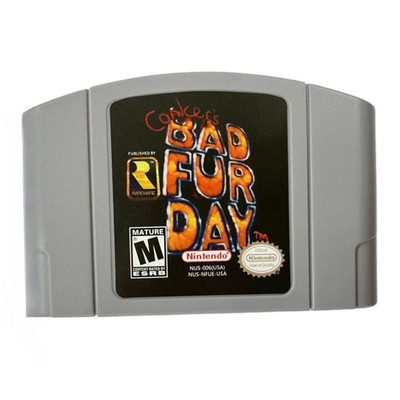 Conkers Bad Fur Day 64 Games For Nintendo N64 US Version Free USA Shipping