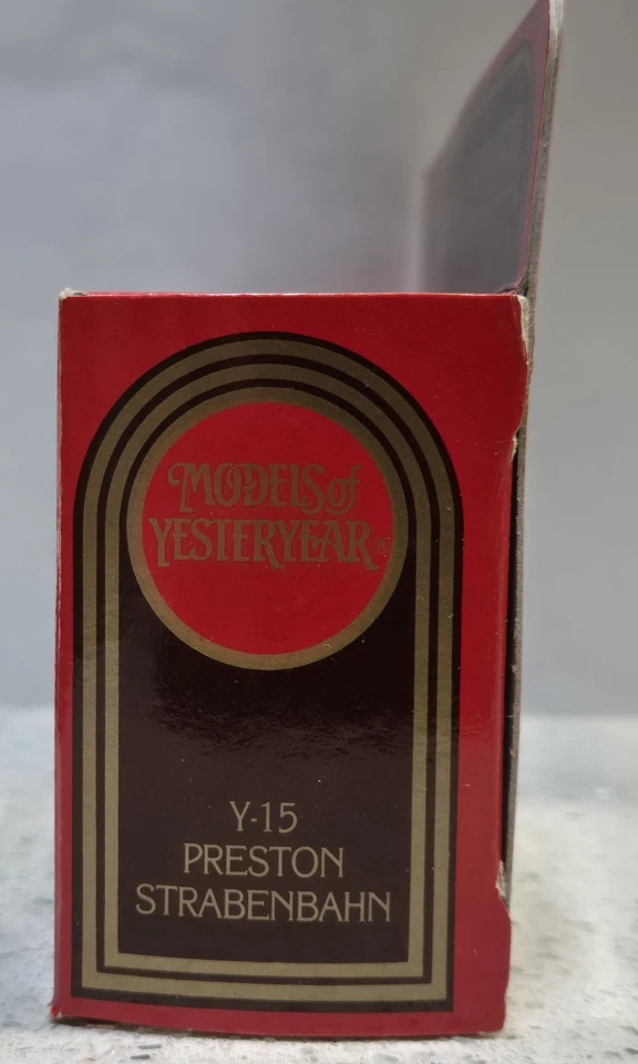 Matchbox Models Of Yesteryear Y-15 Preston Tramcar Limited Edition Blue BOXED - Image 4 of 4