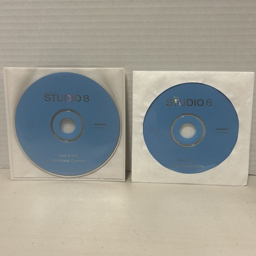 Macromedia Studio 8 UPGRADE Win/Mac 2 Disc Set - VERY GOOD CONDITION!!!!