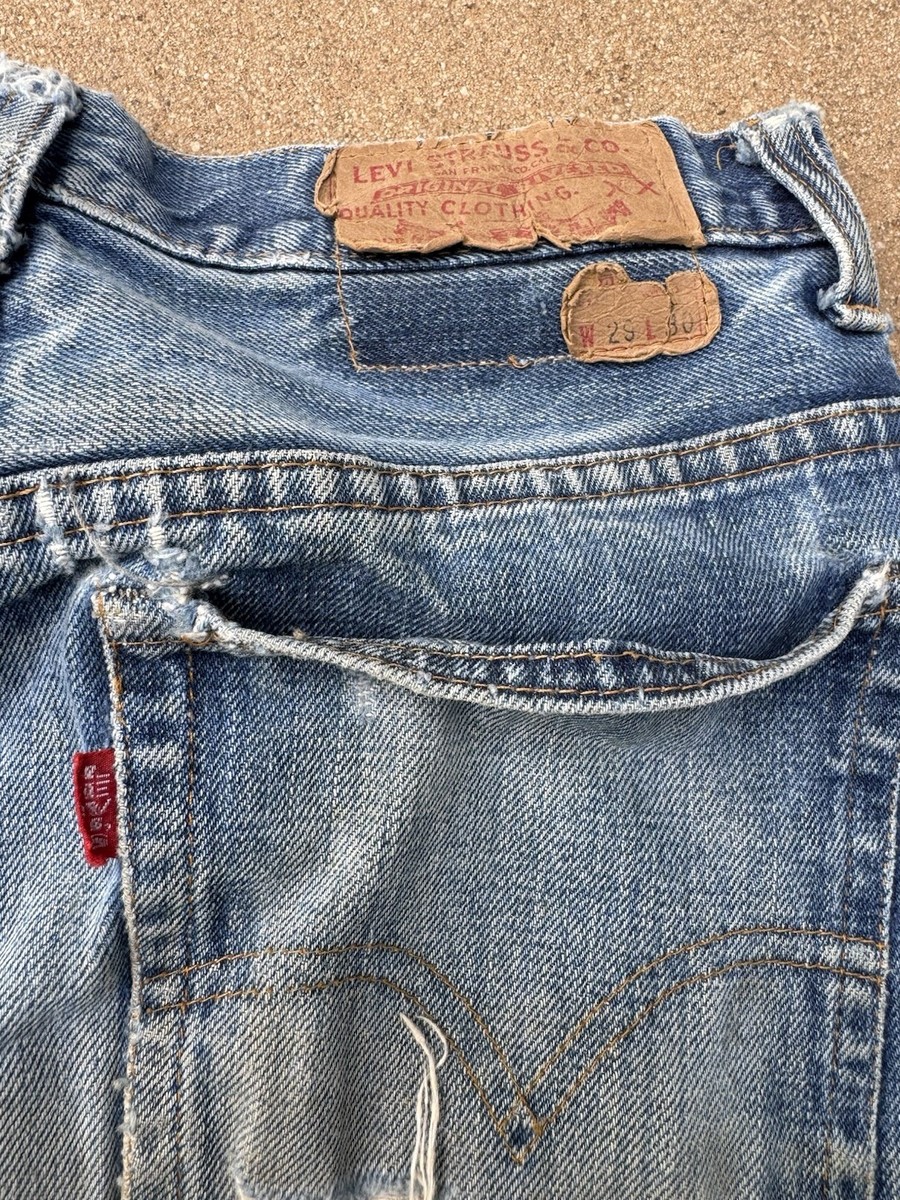 激レアヴィンテージ リーバイス517E Vintage 70's Levi's 517xx Big E Bootcut Faded Distressed