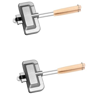 2X Hot Sandwich Maker, Hot Dog Toaster, Doppelseitige Sandwich-Backform, Do7663