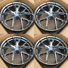 Hyper Black Fi-r Evo Bbs Style Rims Wheels 20x8.59.5 3540 5x120 Cb72.6