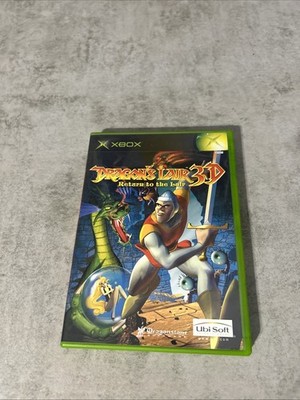 Dragon's Lair 3D Microsoft Xbox Complete CIB W/ Reg Card Tested And Working