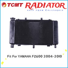 Black Radiator Cooler Cooling Fit For Yamaha FZ600 FZ6 FZ6N FZ6S 2004-2006 2005