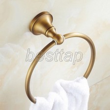 Antique Brass Bathroom Accessories Set Bath Hardware Towel Ring sba130