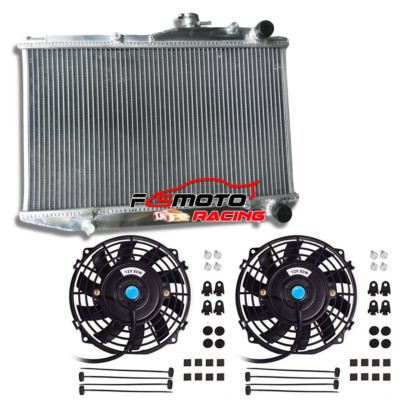 FOR Toyota Corolla Levin Trueno AE86 GTS 4AGE 1.6 1983-1987 MT Radiator+fans