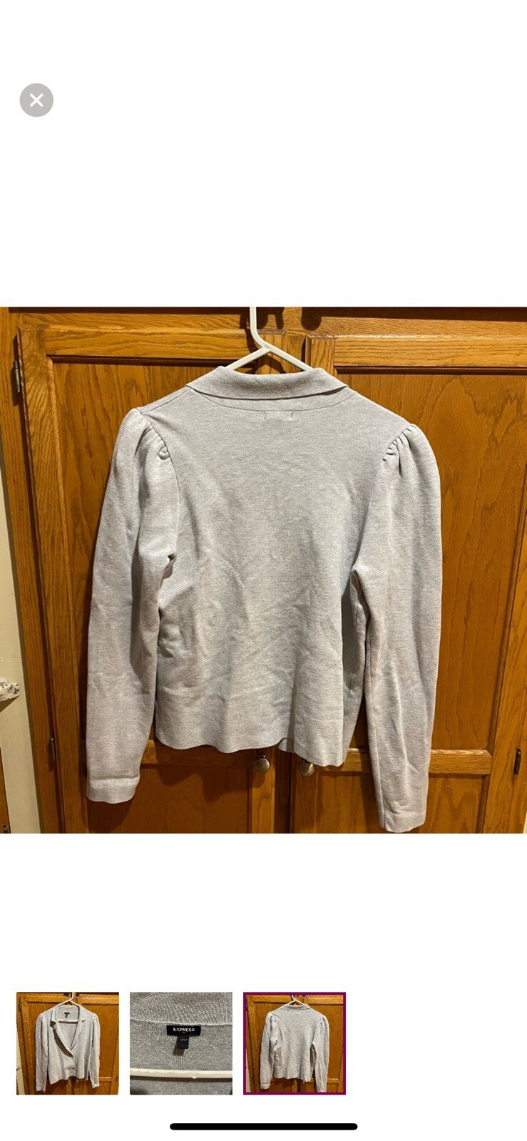 Express two Button Blazer/sweater - image 3