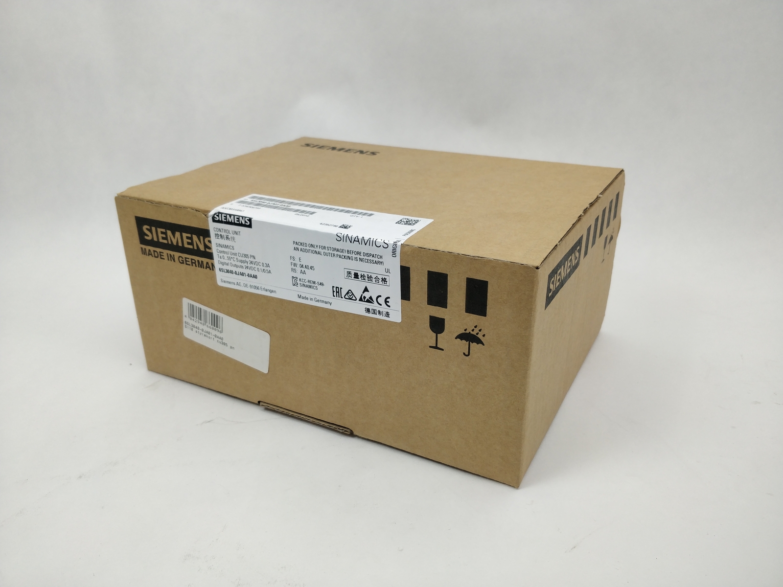 Siemens 6SL3040-0JA01-0AA0 Sinamics S110 Control Unit CU305 PN