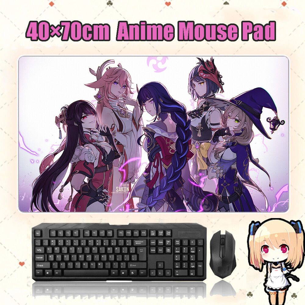 honkai: star rail himeko Anime HD Desk Mouse Pad Mat Large Keyboard Mat  40X70cm