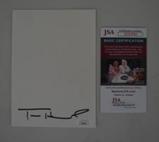 Tom Hanks Cut Signature 5x7 Signed Autographed JSA COA FORREST GUMP