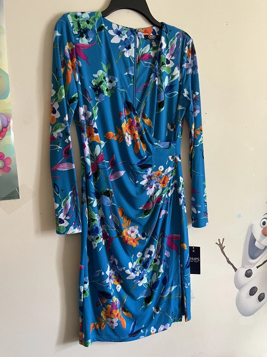 Chaps Long Sleeve Regular Size Wrap Dresses for sale | eBay