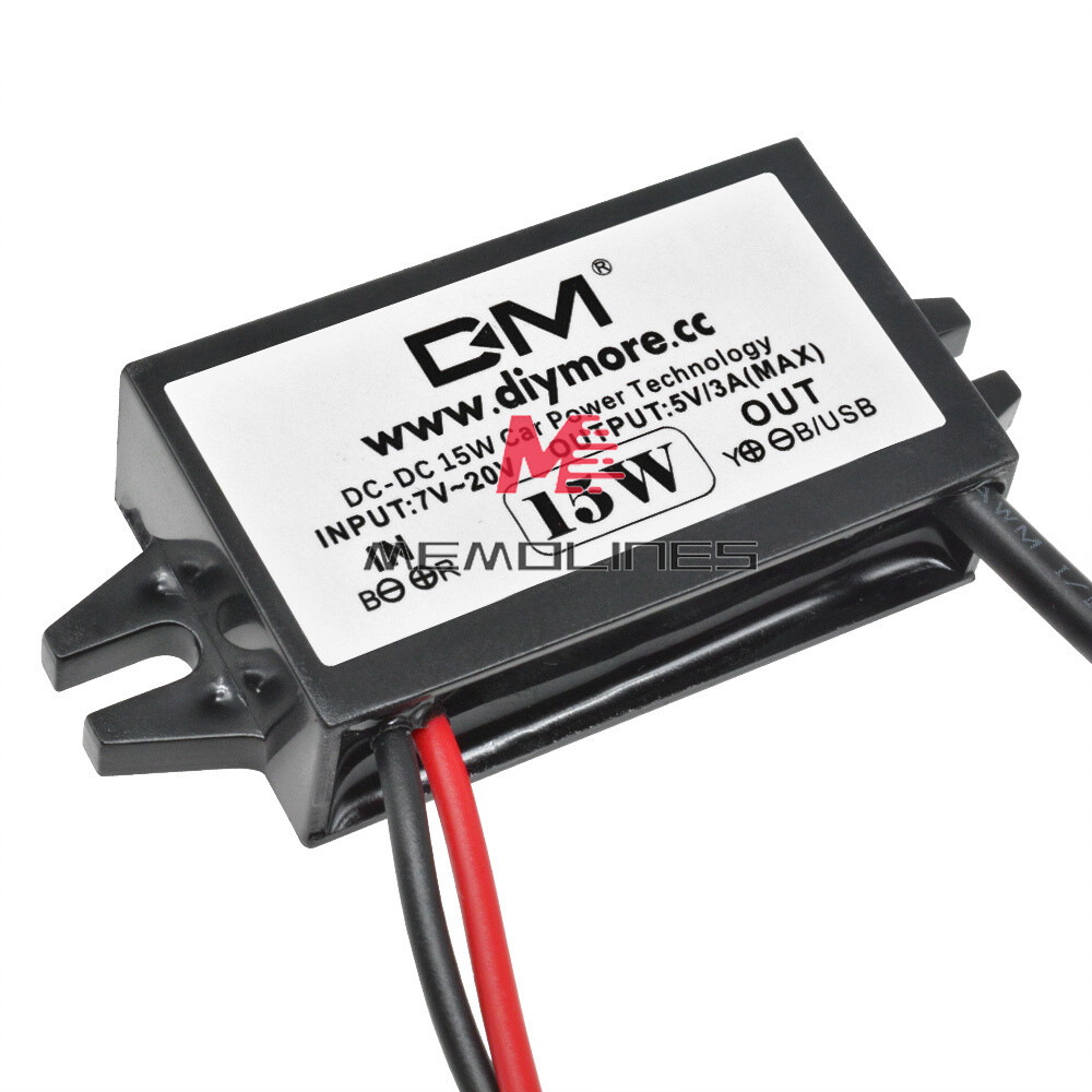 Car Charger Module 12V To 5V DC-DC Converter Module With Micro USB - 3A ...