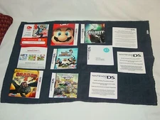 USED REPLACEMENT VIDEO GAME CASE PAPER INSERTS NINTENDO DS INSTRUCTION BOOKLETS
