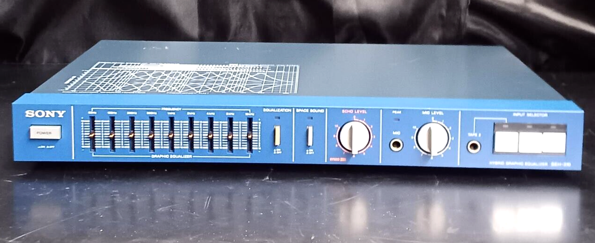 SONY SEH-310 グラフィックイコライザー Sony SEH-310 Hybrid Graphic Equalizer Vintage Tested Works
