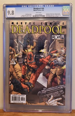 DEADPOOL #69 CGC 9.8 - WHITE PAGES *SCARCE LAST ISSUE - HIGHEST GRADED ...