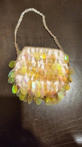 Vintage Beaded Decorative Small Purse. Collectable Decorative - Picture 2 of 5