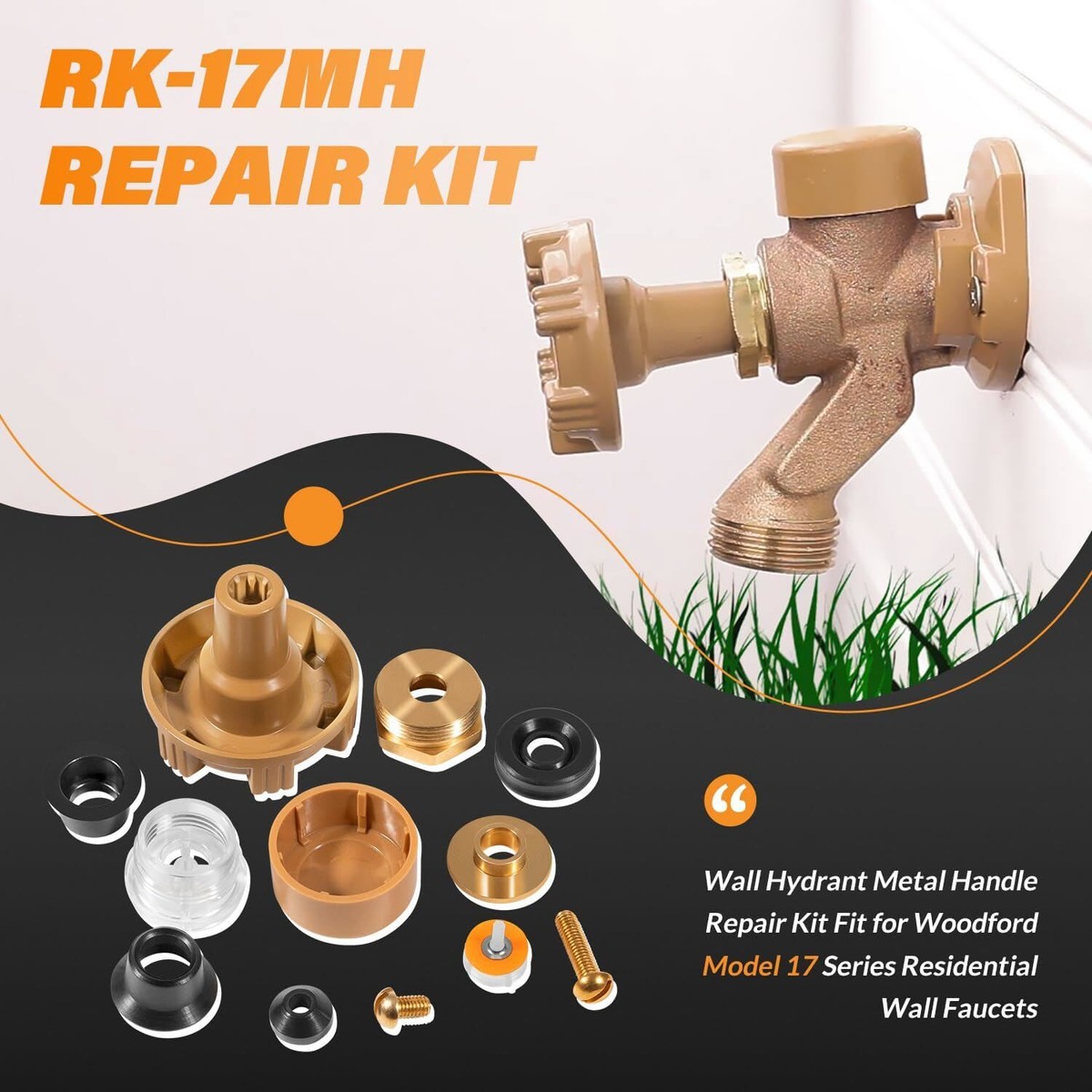 Woodford Rk 17mh Wall Hydrant Repair Kit By Woodfordnull