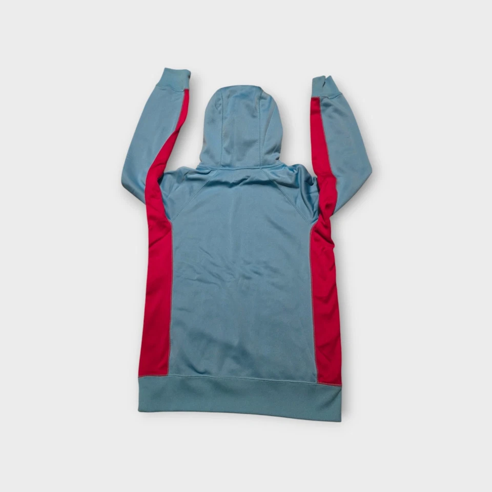 Suéter Pullover Nike Therma-Fit Azul y Rosa Ligero Niñas XL Foto 3 de 4