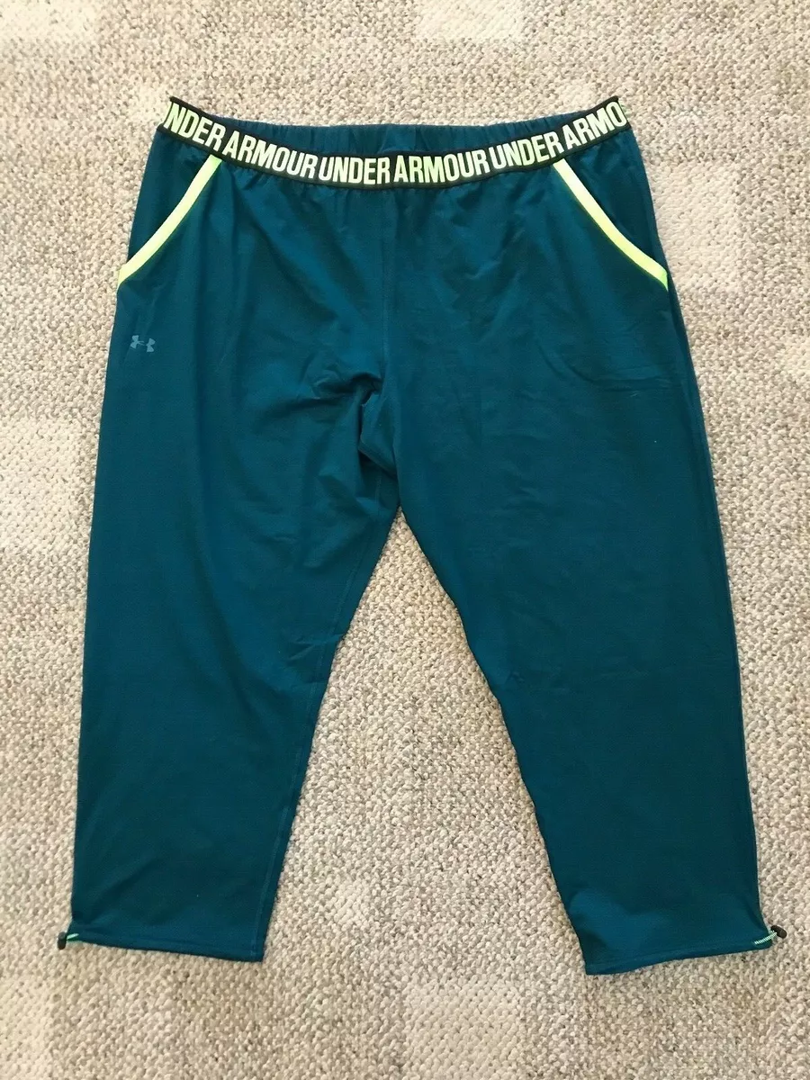 Women's Under Armour UA Uptown Knit Jogger Green Size XXLS - 2XL Short