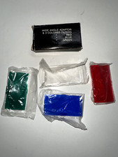 Wide Angle Adapter 3 Colored Camera Filters Red Green Blue Clear for Flash NIB