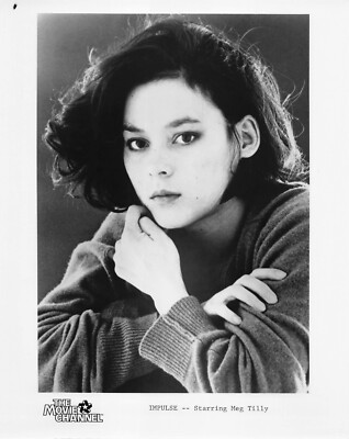 1984 Meg Tilly Headshot 1980s Press Photo Impulse Sweater Young Woman