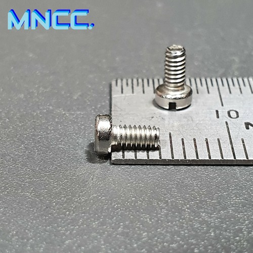 2pc - 10pc M2 x 4mm Micro Slotted Cheese Head Screws A2 Stainless Steel DIN-84 - Picture 3 of 7