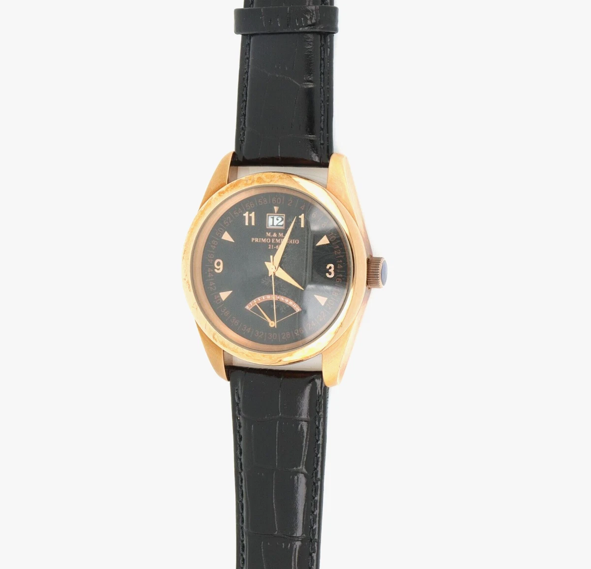 Orologio Uomo MUNIN Oro | Cronografo Al Quarzo Con 3 Subsfere E Data | Cinturino In Acciaio Inossidabile | Diametro 42,5 Mm